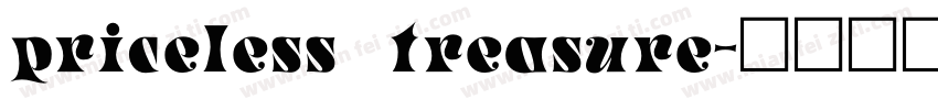 priceless treasure字体转换